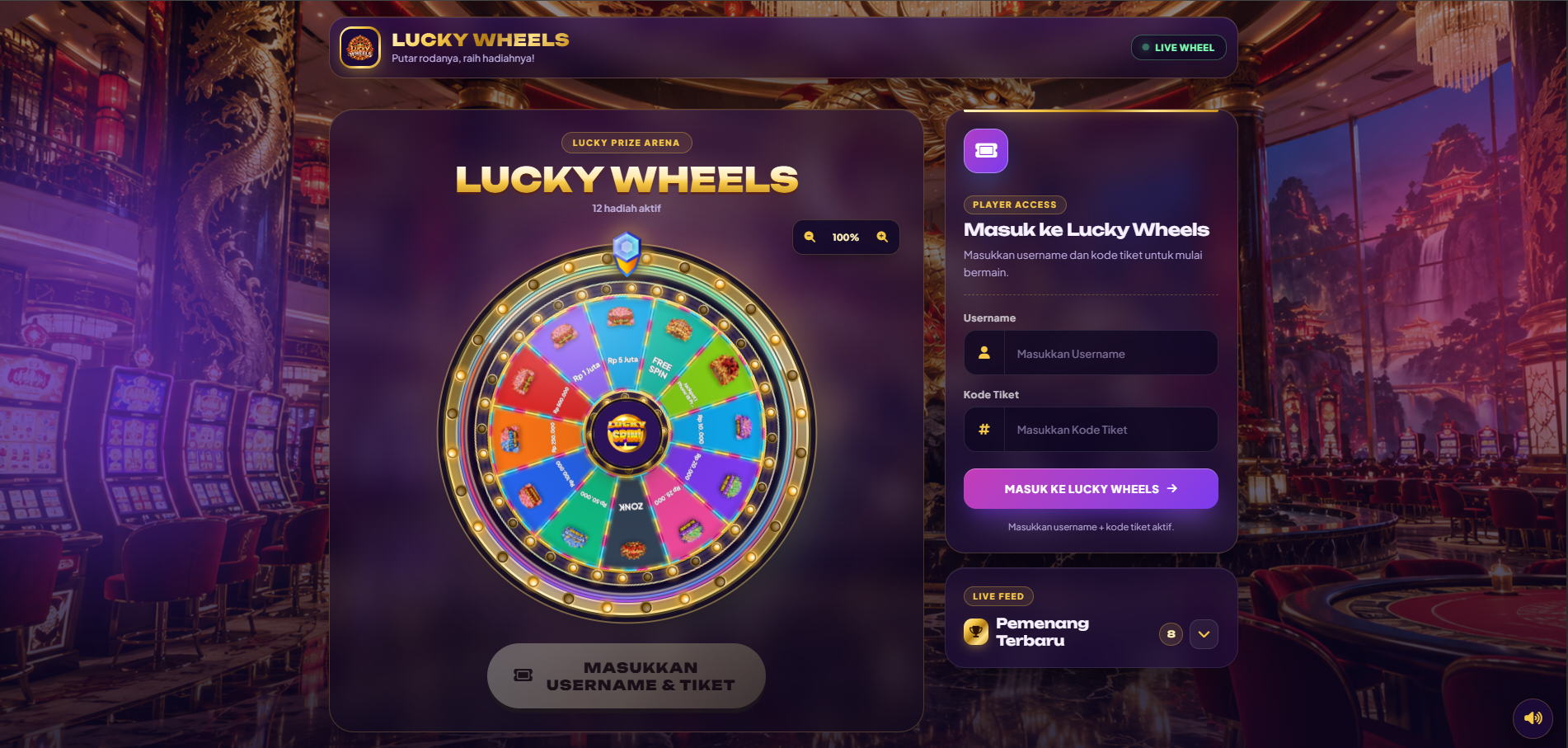 LUCKY WHEELS - Putar Spin Hadiah